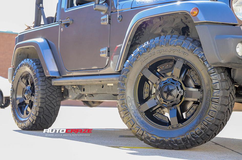 JEEP WRANGLER ROCKSTAR XD 2 MATTE BLACK